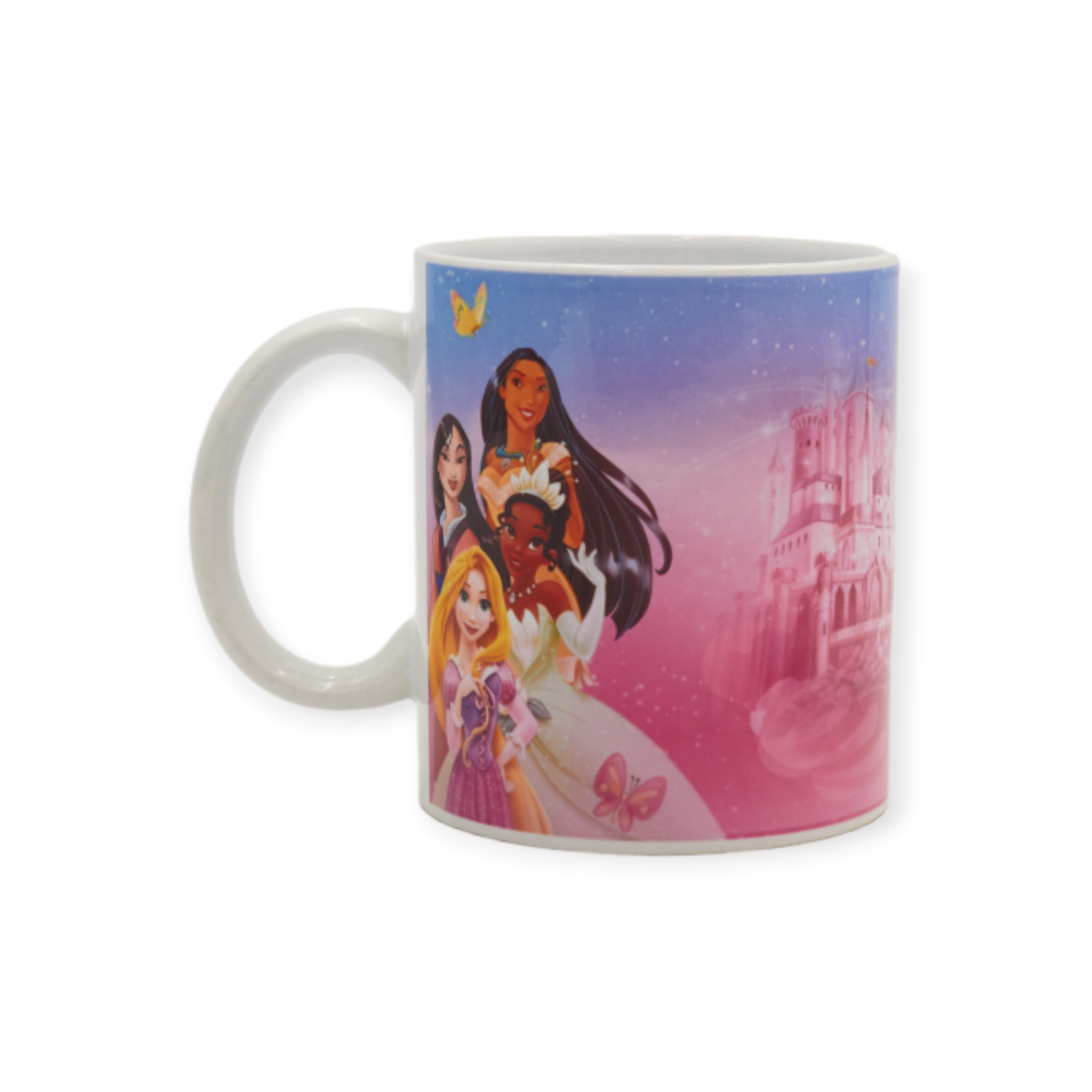 Чашка для девочек с детским принтом принцессы Disney 330 мл Розовый (01_K0233021052)