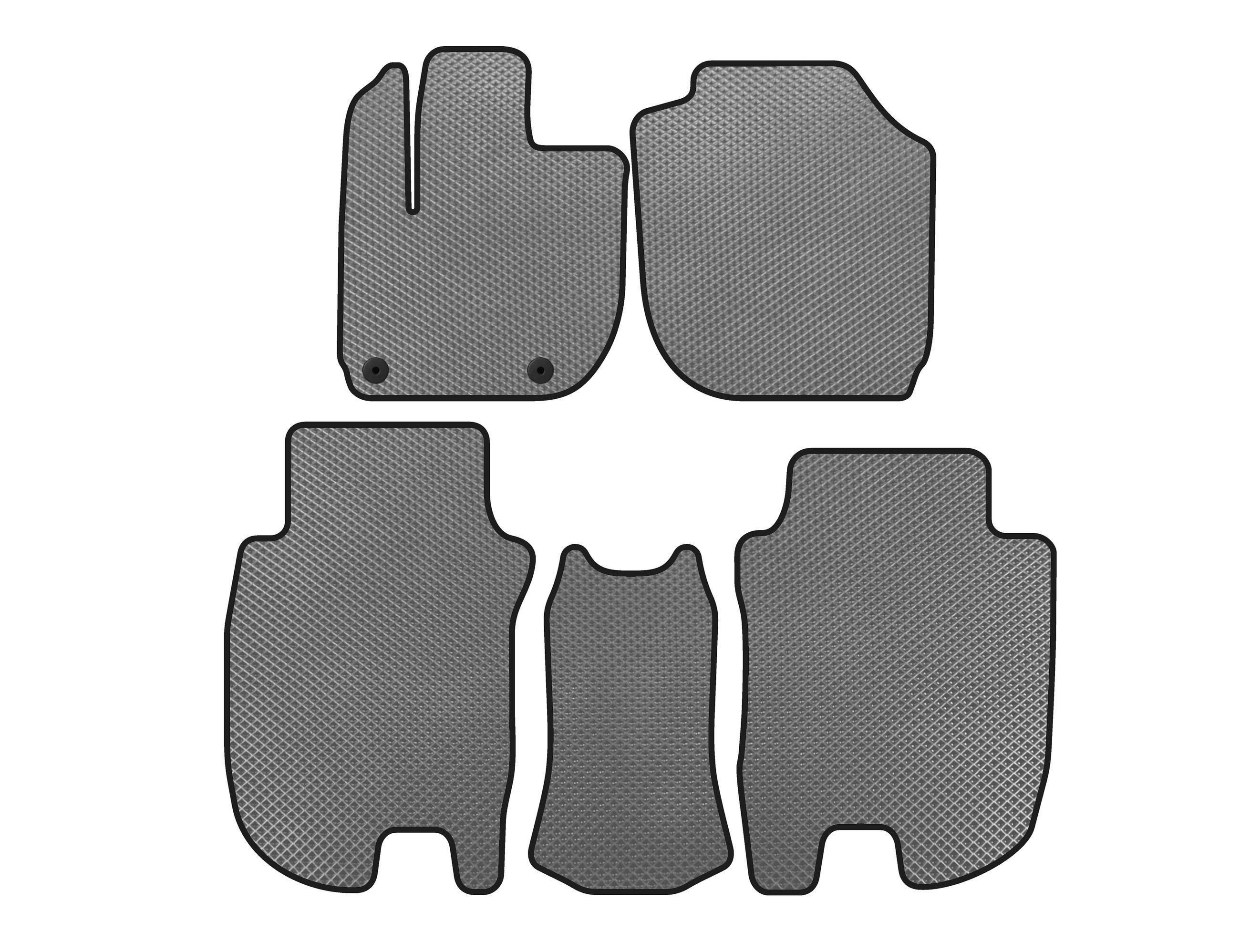 Коврики Digital Designs EVA для Honda HR-V 2014-2021гг. этилвинилацетат Серый (143101)