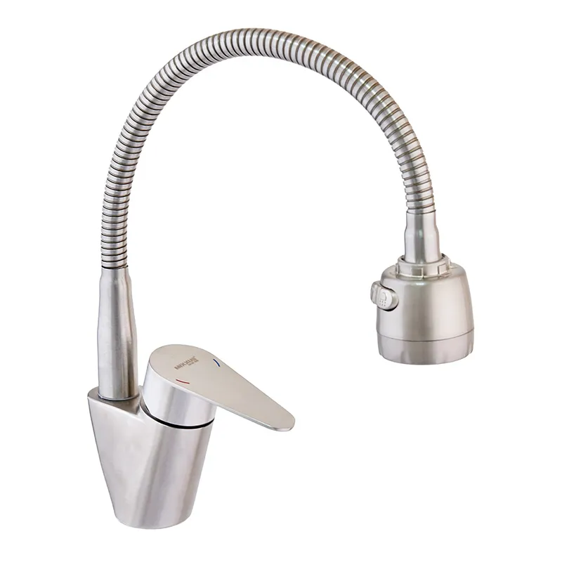 Смеситель для кухни MIXXUS NEO-011 Reflector Нержавеющая сталь (MI6235)