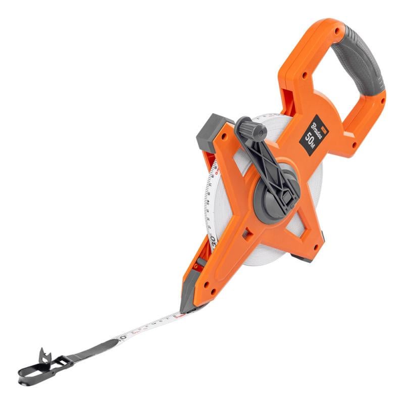 Рулетка измерительная Fiberglass быстрая 50 м (DIY-MH12-05015F/CB)