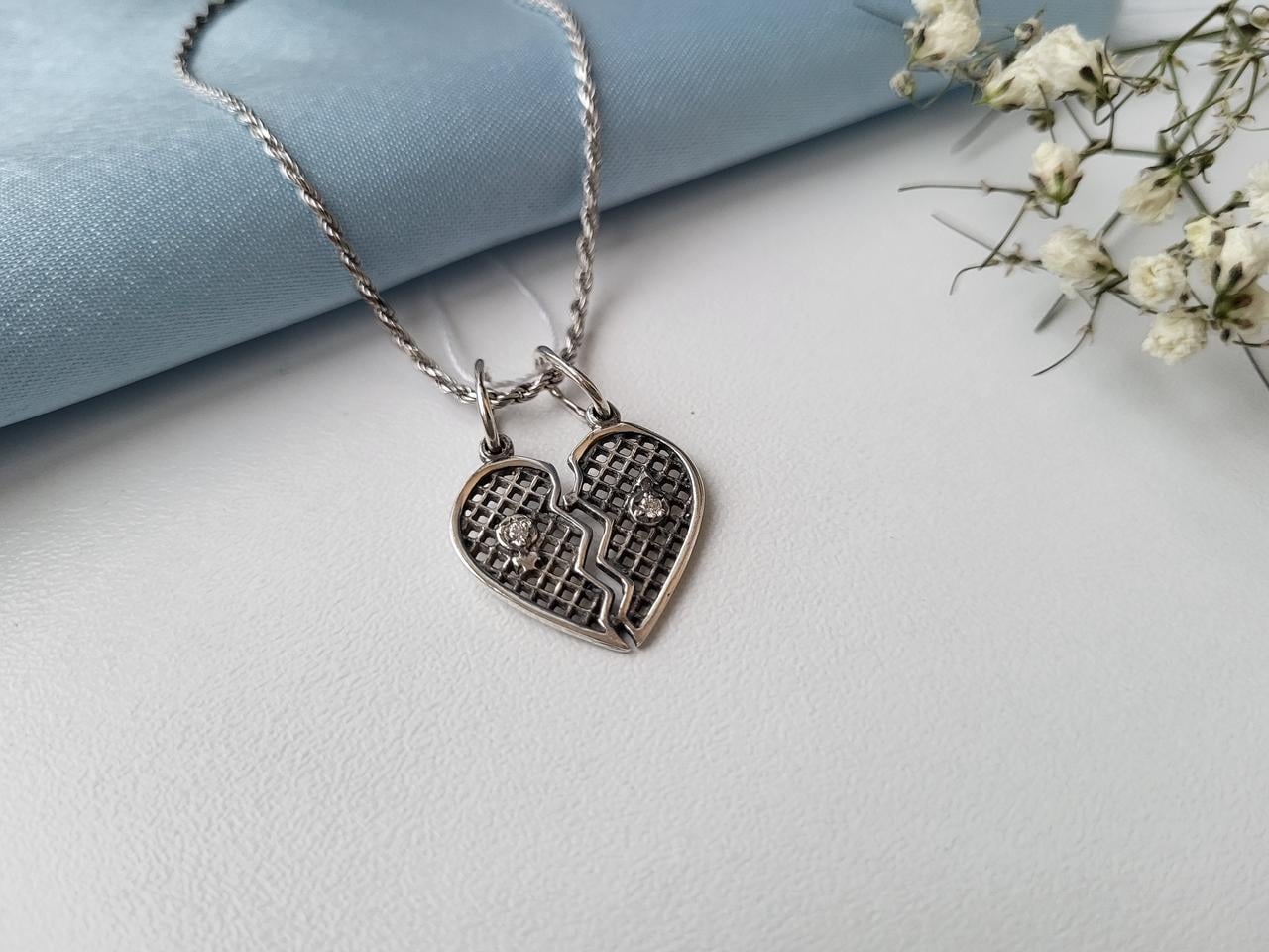 Підвіска Серця а 925 проби 1,64 г (3210)