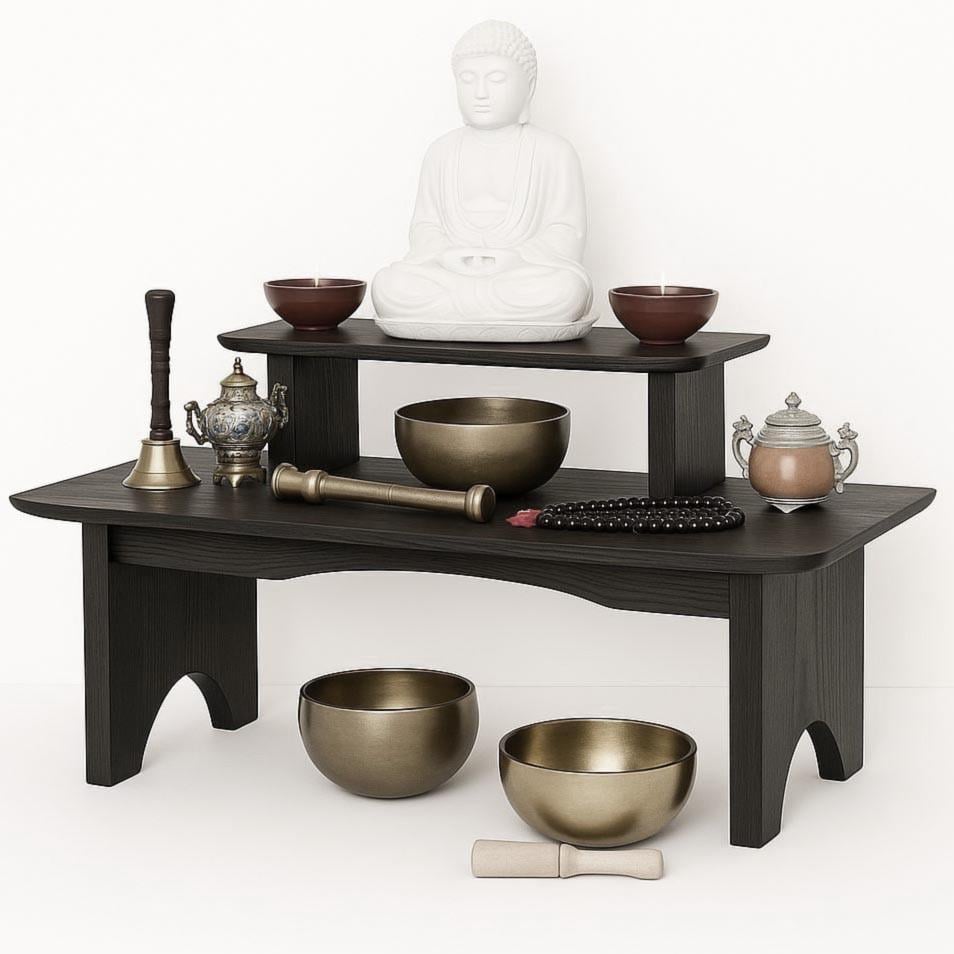 Вівтар для медитації з дерева Чаріне Венге (ЛАТ-015512) Вівтар для медитації з дерева Чаріне Венге (ЛАТ-015512)