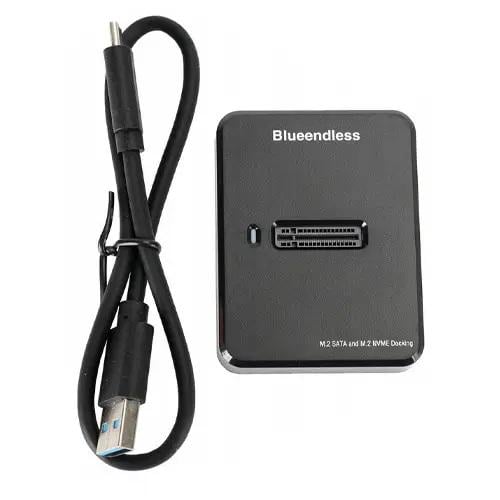 Докстанція SSD M.2 Blueendless SD03A NVMe SATA USB-C (27918762) Докстанція SSD M.2 Blueendless SD03A NVMe SATA USB-C (27918762)