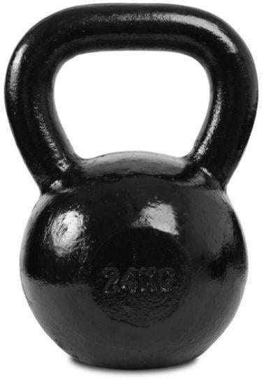 Гиря чугунная Toorx с резиновой подставкой 24 кг Black (KGV-24)