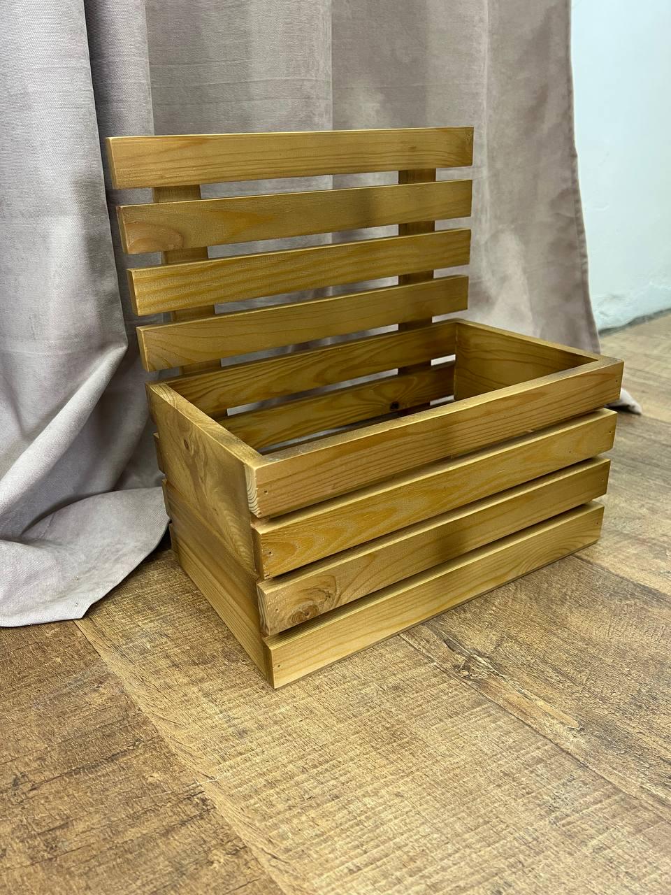 Деревянный ящик для декоров/цветов Лесинка Ореховый (13000170)