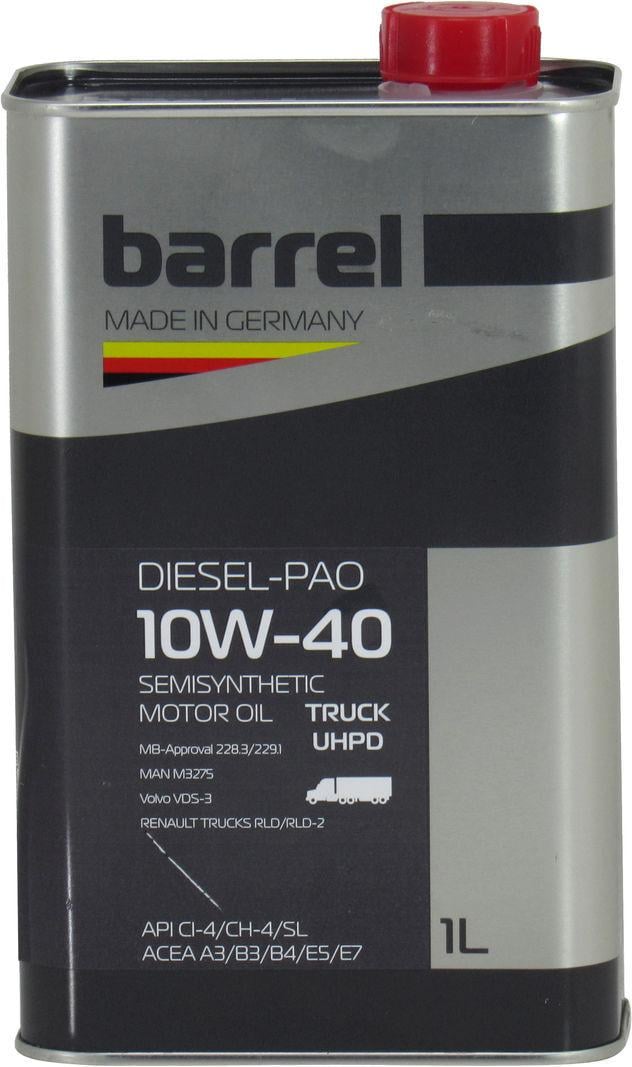 Моторне мастило Barrel Diesel-pao Truck Uhpd дизель 10W-40 1 л (1400281)