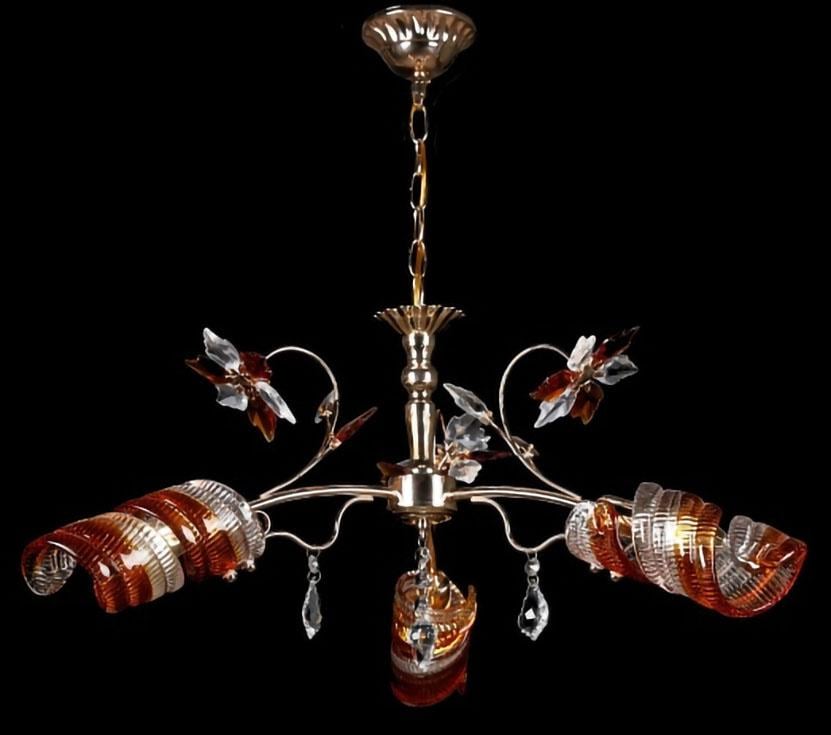 Люстра с плафонами Ray L9373/3 FGD/BRN (MR54476) Люстра с плафонами Ray L9373/3 FGD/BRN (MR54476)