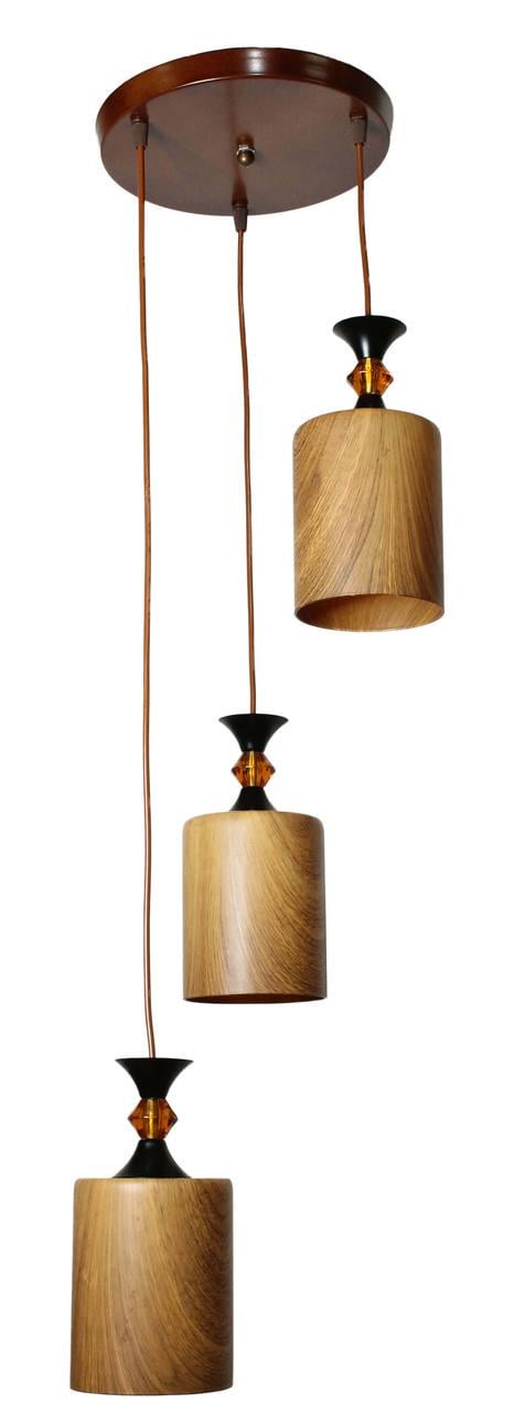 Люстра Svlight подвесная трехламповая 8701/100/3 Коричневый (1040925240)