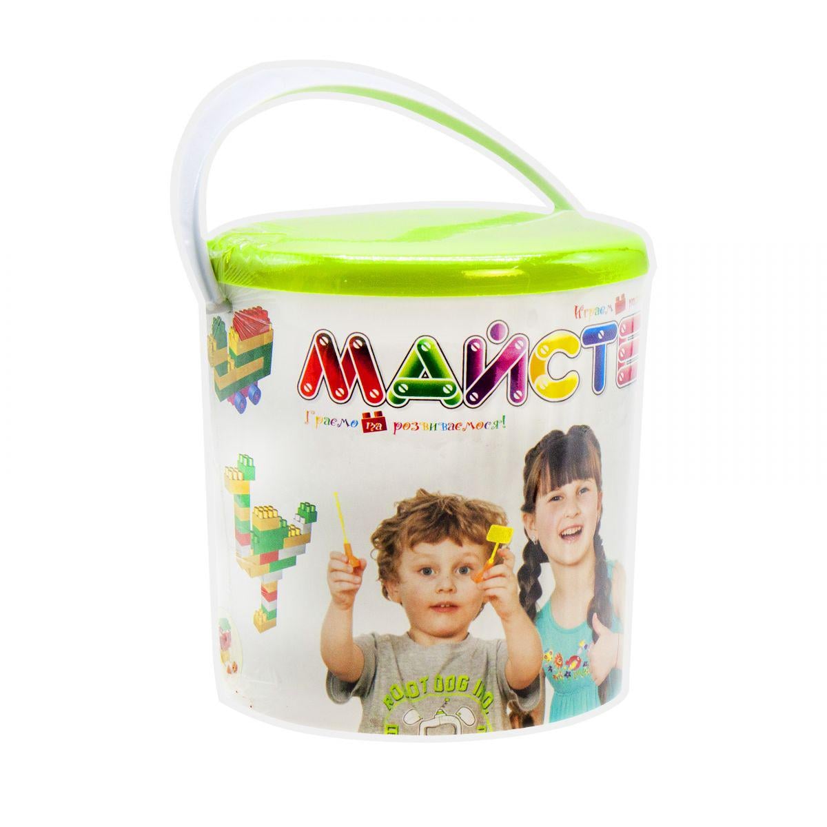 Конструктор Майстер 66 деталей у відрі (33919)