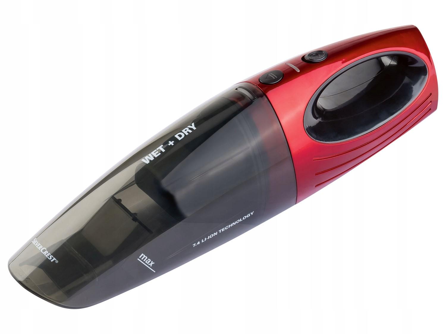 Пилосос ручний бездротовий акумуляторний Silver Crest SAS 7.4 LI C2 для вологого прибирання Red (70231520)