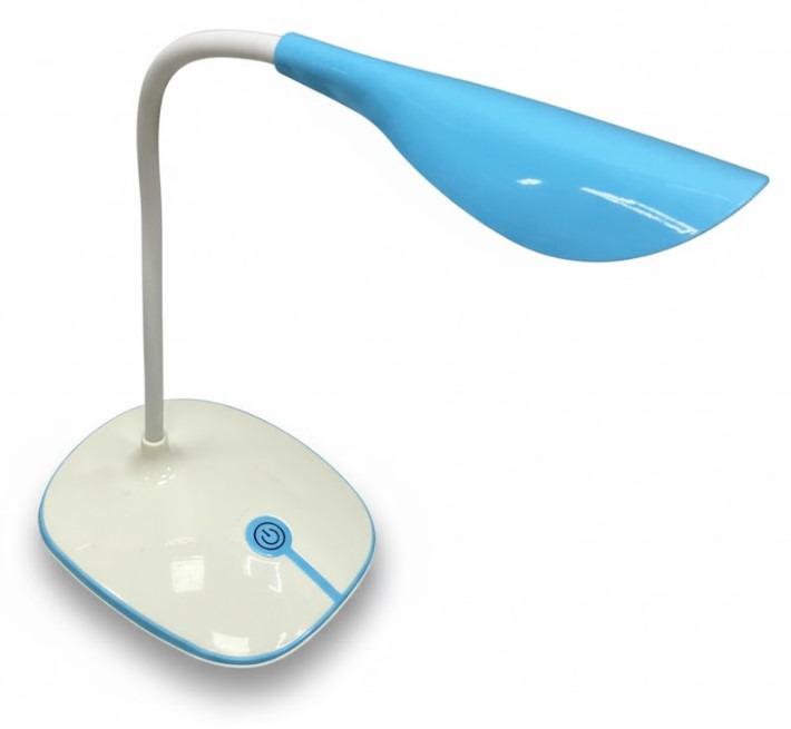 Настільна лампа акумуляторна JX 88O з USB-кабелем і гнучкою ніжкою Блакитна (2104618724)