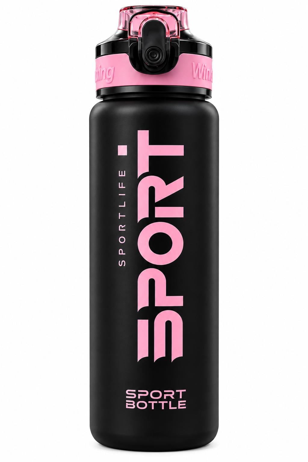 Бутылка Sport Bottle 1000 мл Черно-розовый (38187092) Бутылка Sport Bottle 1000 мл Черно-розовый (38187092)