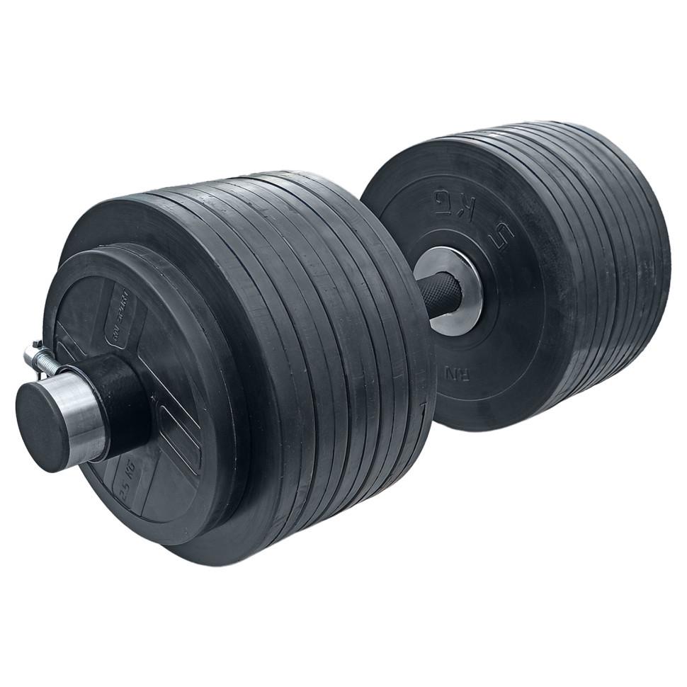Гантель гумова олімпійська RN-Sport на 62 кг (2522949990_rn_2) - фото 1 Гантель гумова олімпійська RN-Sport на 62 кг (2522949990_rn_2) - фото 1