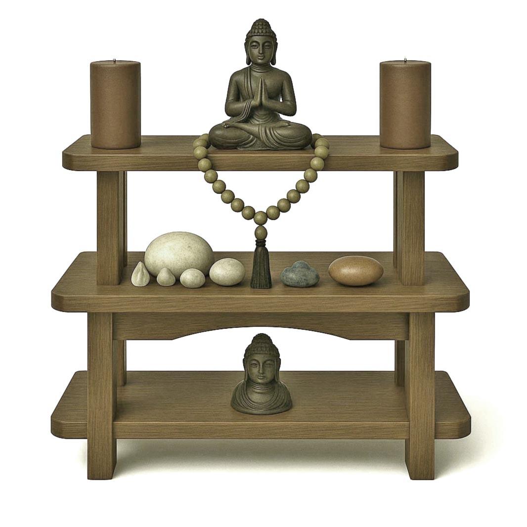 Вівтар для медитації з дерева Ашвара Палісандр (ЛАТ-016802)