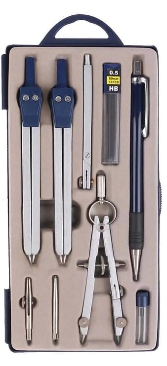 Набор чертежных инструментов Wellamart 9 шт. (7957)