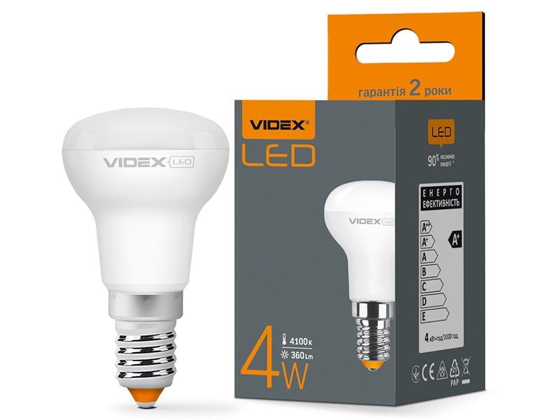 Світлодіодна лампа Videx R39e 4W E14 4100K 220 V (VL-R39e-04144)