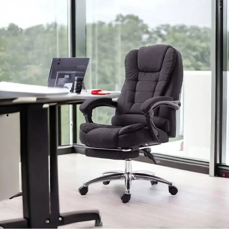 Офисное кресло BOSS КО22 VIP с массажной подушкой/с подножкой Черный (17207) - фото 2 Офисное кресло BOSS КО22 VIP с массажной подушкой/с подножкой Черный (17207) - фото 2