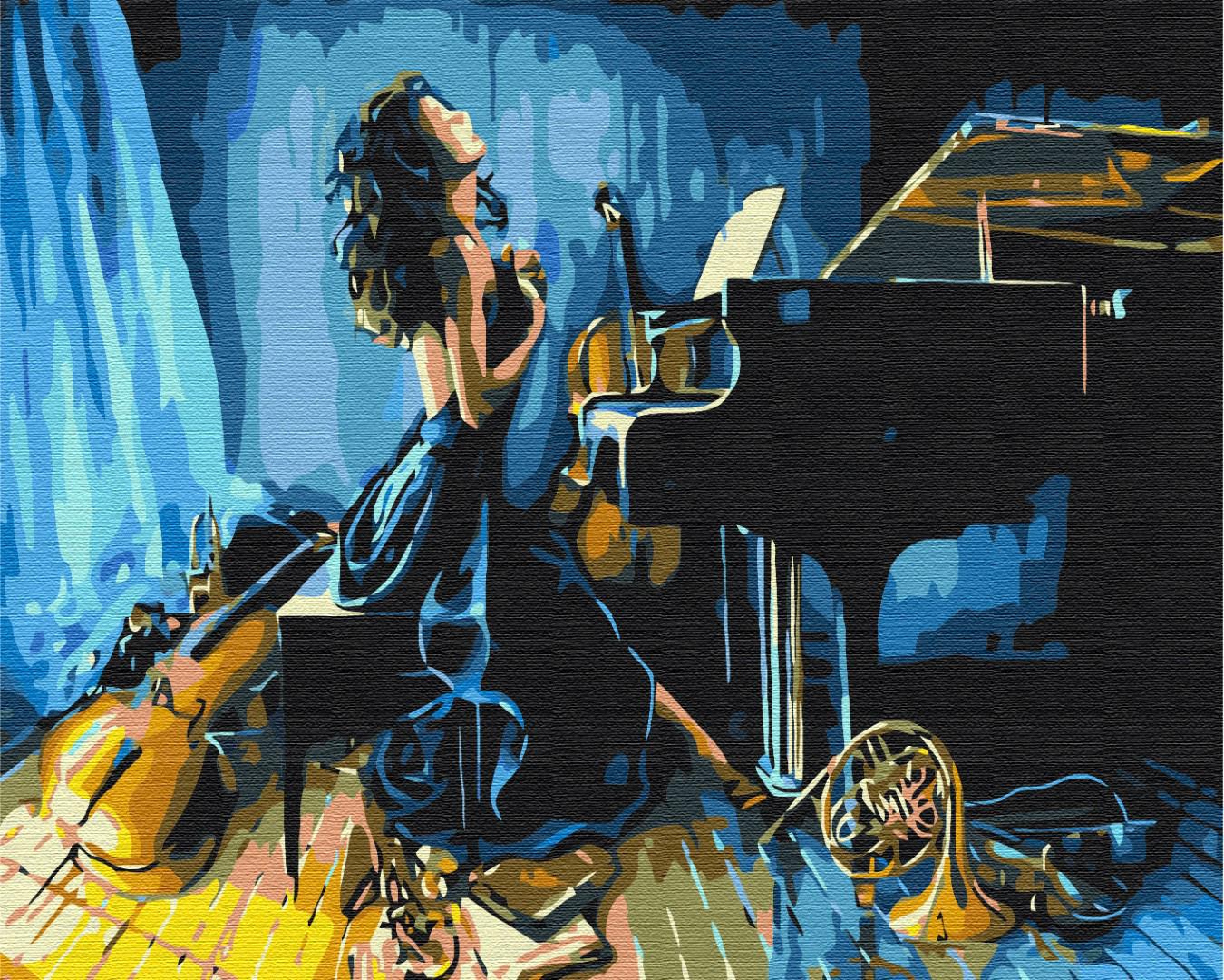 Картина за номерами Brushme Музична муза 48x60 см (BS7011L)