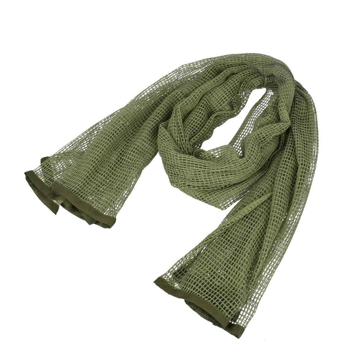 Шарф-сетка маскировочная 180х85 см Олива (masking-scarf-og)