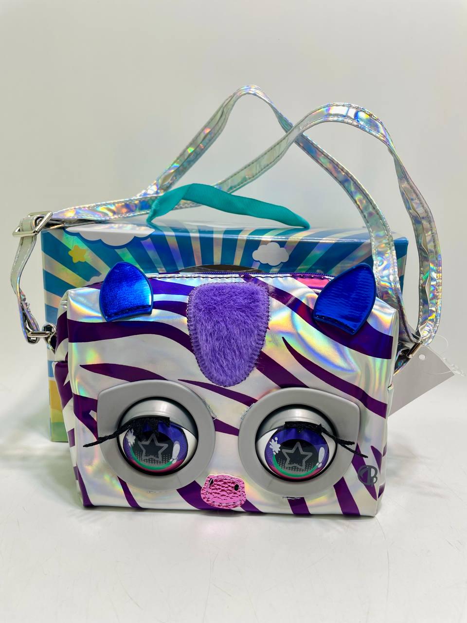 Интерактивная сумочка издает звуки от батареек 2 режима работы реагирует на прикосновение в коробке (С 62909 40) - фото 7