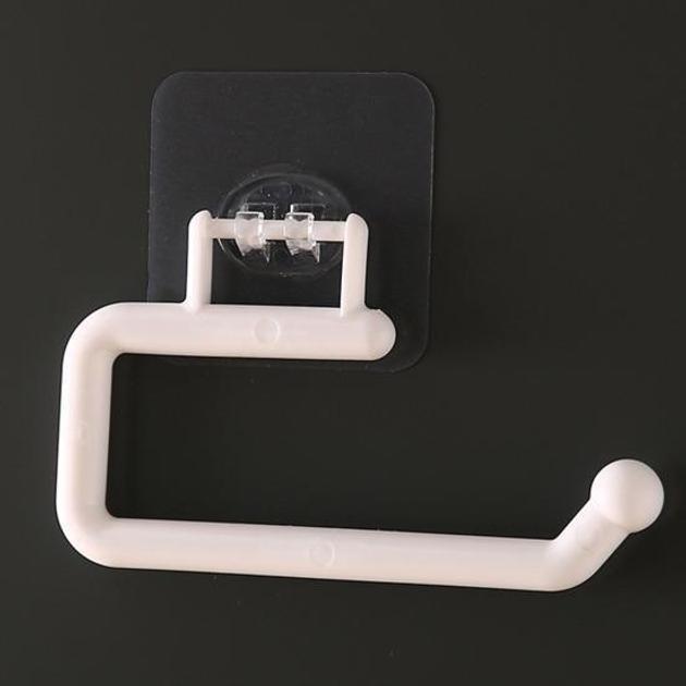 Держатель для туалетной бумаги настенный пластиковый Белый (2789190711) - фото 5 Держатель для туалетной бумаги настенный пластиковый Белый (2789190711) - фото 5