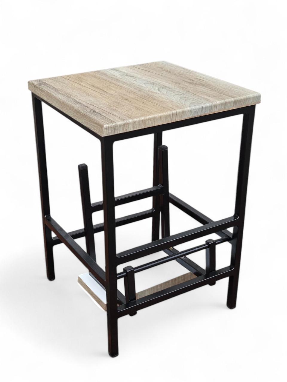 Стул-стремянка лофт Наша Ковка Linus на 2 ступеньки 45 см Дуб сонома (23682304) - фото 2 Стул-стремянка лофт Наша Ковка Linus на 2 ступеньки 45 см Дуб сонома (23682304) - фото 2