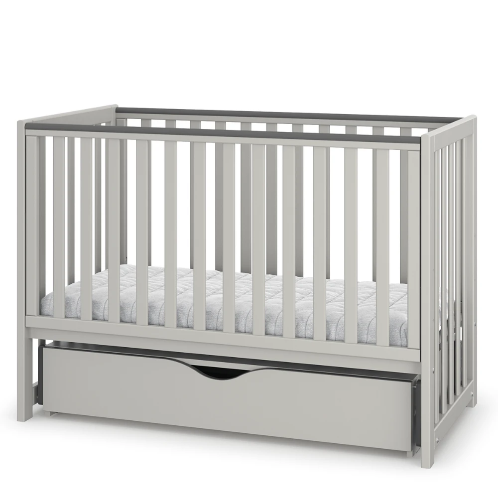 Дитяче ліжечко Veres ЛД 13 120x60 см Сірий - фото 2