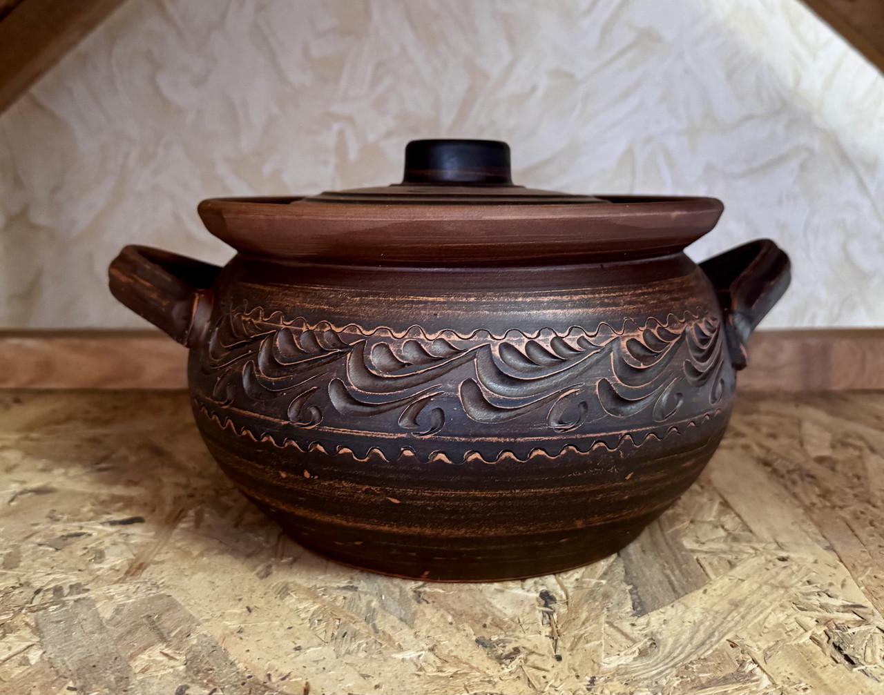 Посуд глиняний для вареників 3 л (2545591973)