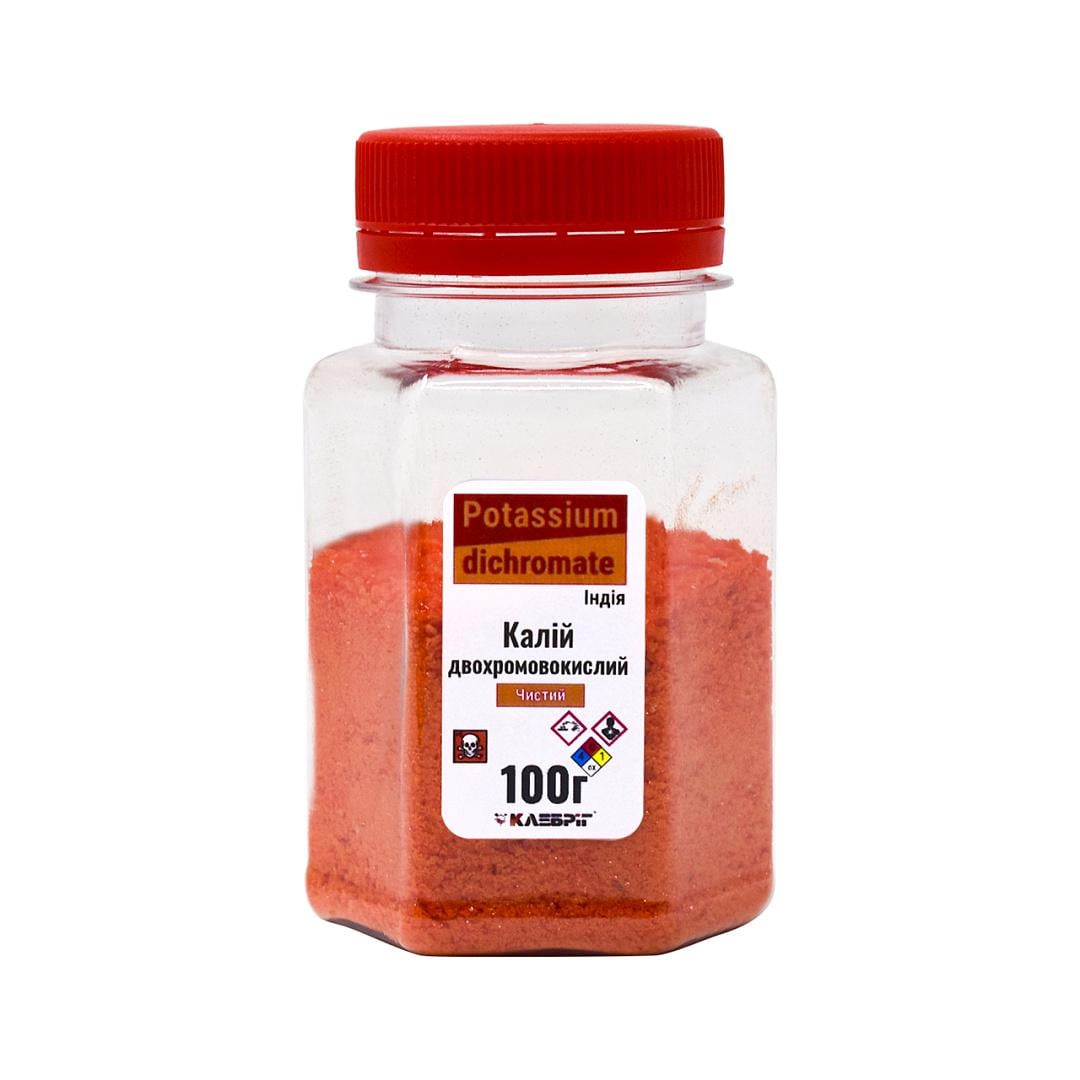 Біхромат калію Klebrig чистий 100 г (БХРМТКЛЙ-0,1)