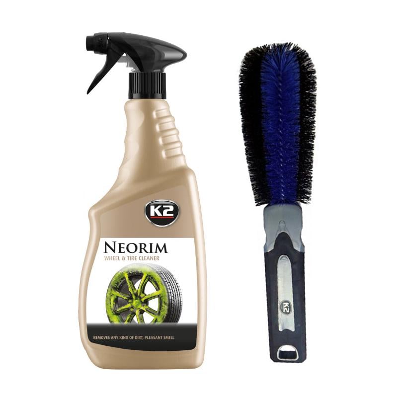 Набор для мойки дисков и колпаков K2 Neorim 700 мл/щетка K2 Brush For Wheel Rim (26726313) Набор для мойки дисков и колпаков K2 Neorim 700 мл/щетка K2 Brush For Wheel Rim (26726313)