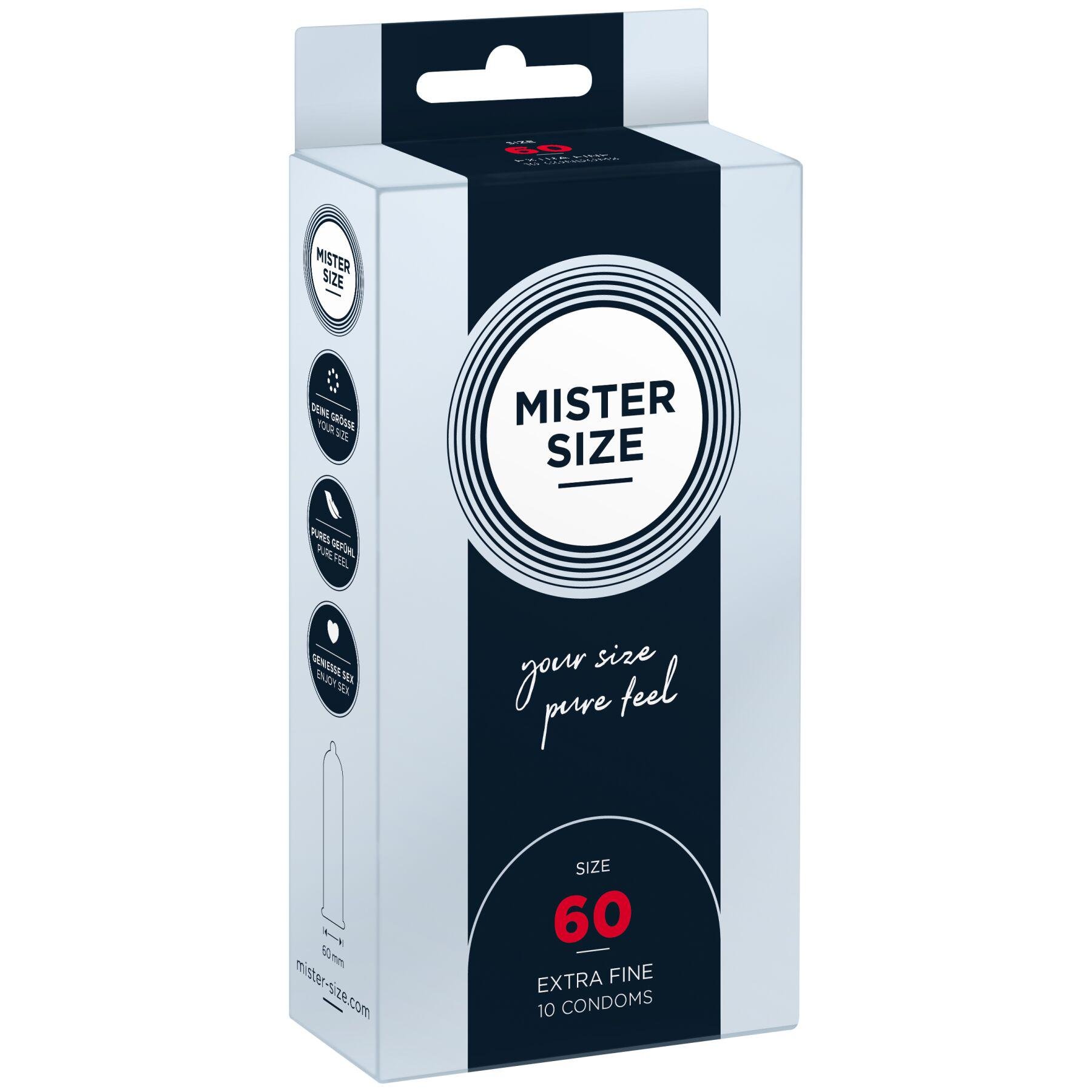 Презервативи Mister Size Pure Feel 0,05 мм р. 60 10 шт. (SO8046)