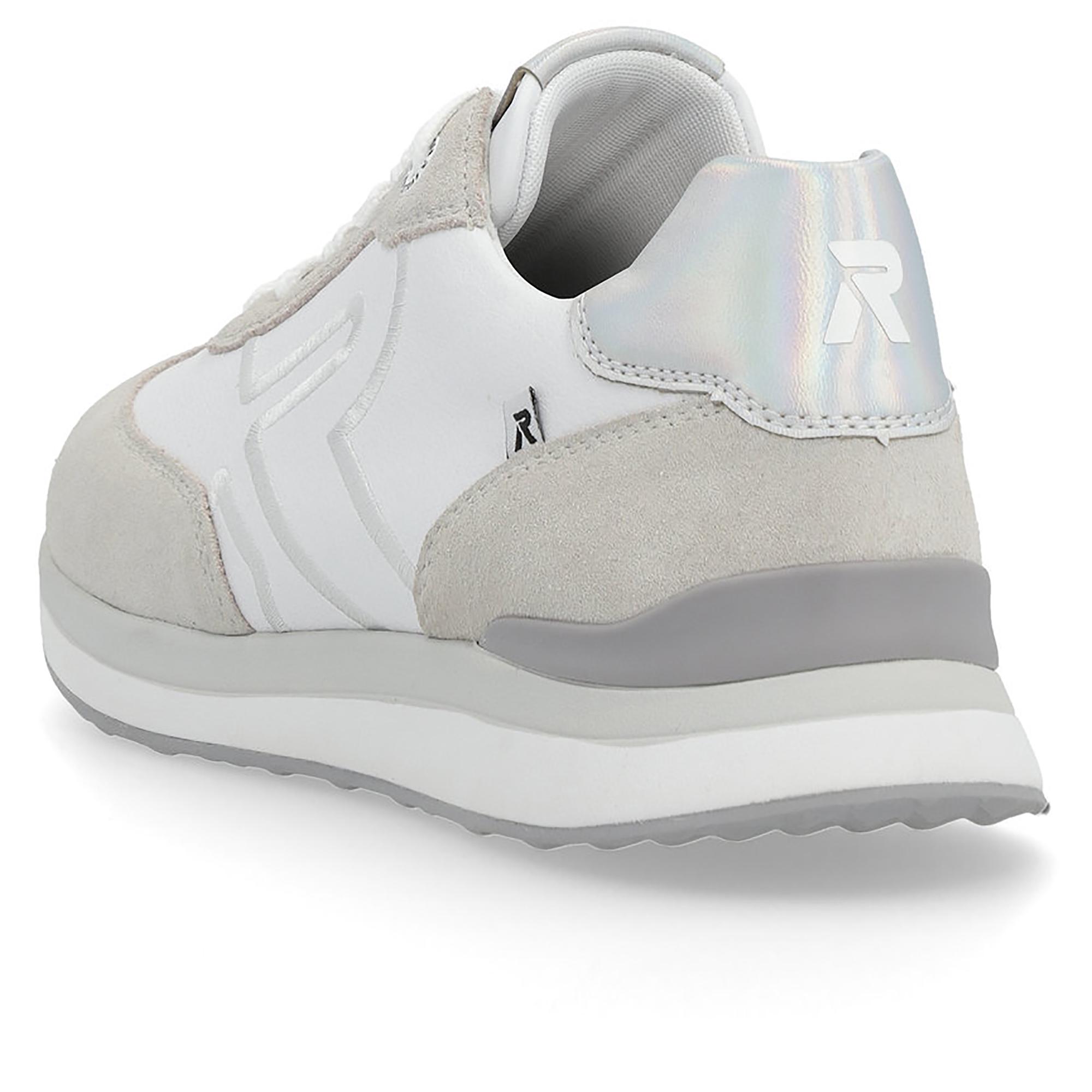 Кроссовки женские осенние RIEKER Evolution р. 39 Белый/Серый (035526-39) - фото 10
