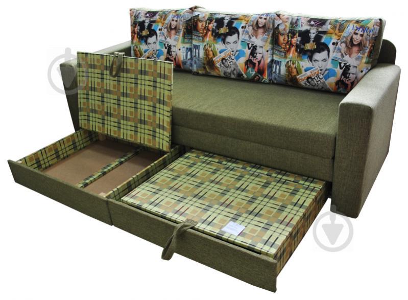 Диван Ribeka Виконт Зеленый (13D02) - фото 3 Диван Ribeka Виконт Зеленый (13D02) - фото 3