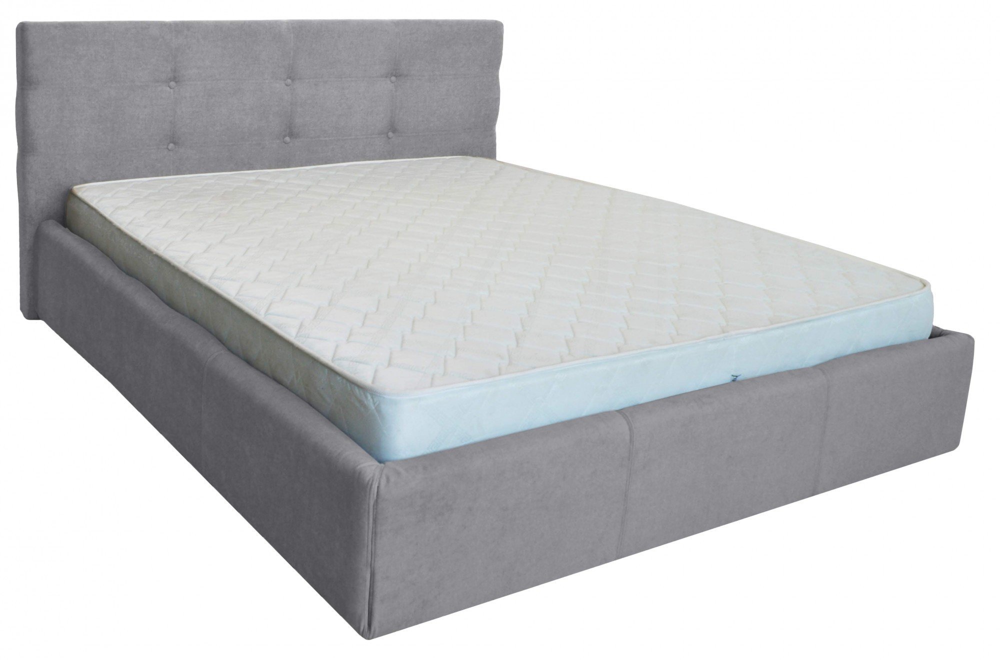 Ліжко з підйомним механізмом Manchester Comfort Місті Grey 140х190 см Сірий - фото 1