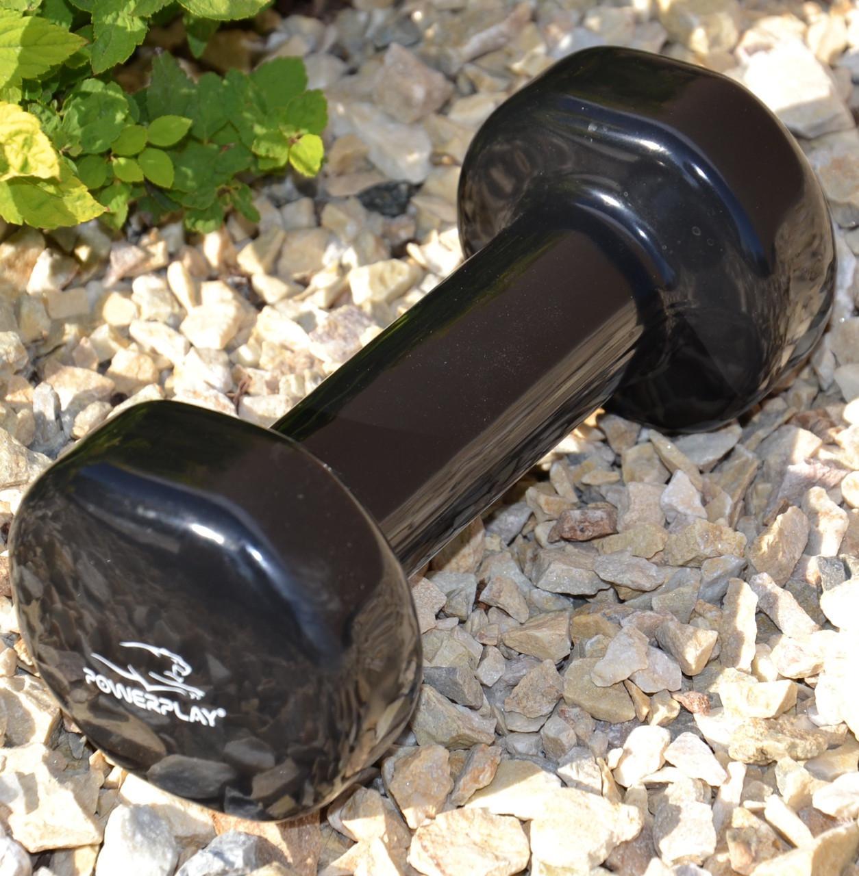 Гантель виниловая PowerPlay PP 4121 1 шт. 1,5 кг Черный (A-013168) - фото 8 Гантель виниловая PowerPlay PP 4121 1 шт. 1,5 кг Черный (A-013168) - фото 8