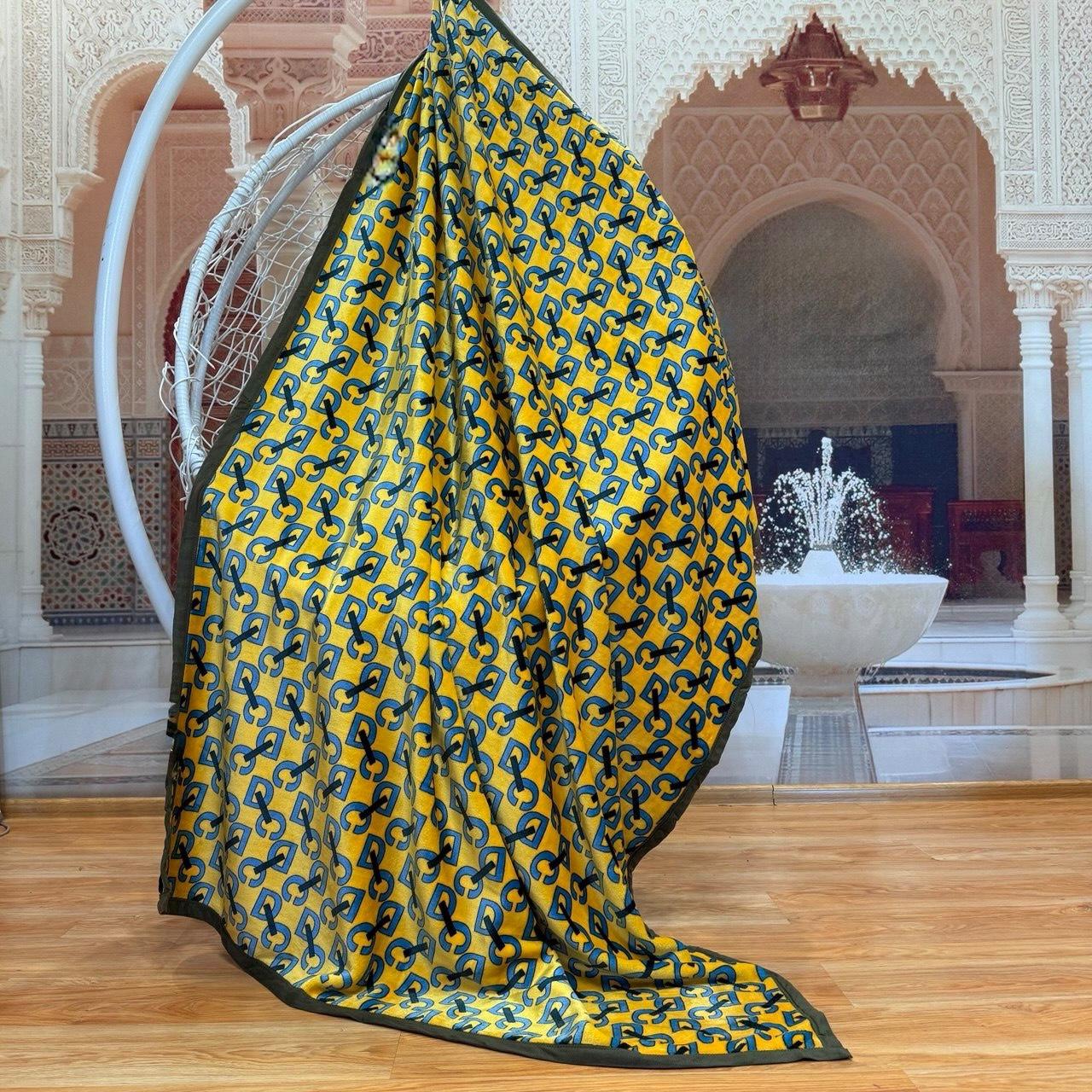 Плед-покрывало двустороннее Koloco Велюр 150x200 см Разноцветный (07-107-6) - фото 3