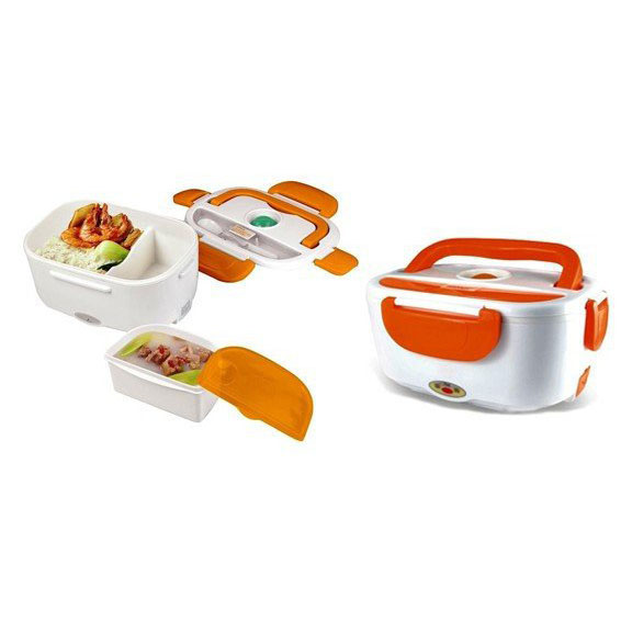 Ланч-бокс с подогревом Lunch Heater 220 V Pro Оранжевый - фото 5