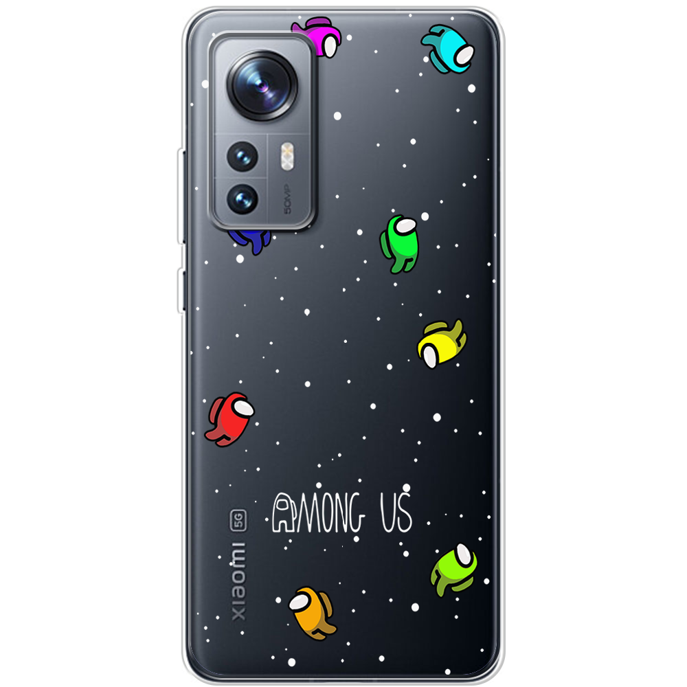 Чехол BoxFace Xiaomi 12 / 12X Among Us Invisible Прозрачный силикон (44529-bk76-44529)