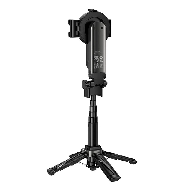 Селфи-монопод Hoco K27 Pro Magic Mini Live Broadcast Stand Pull Clip+Magnetic Focusing Version Black