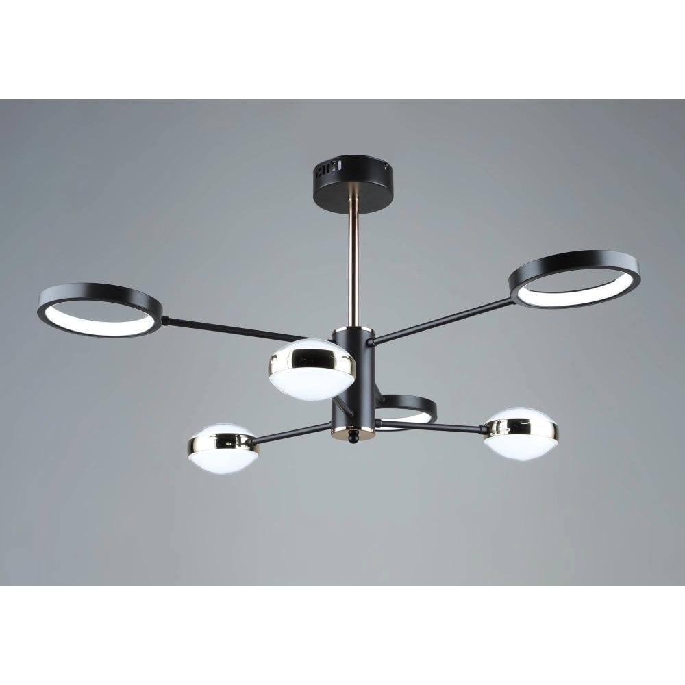 Люстра світлодіодна акрилова Sirius B YH872/3+3 COFFEE+GD (27451377)