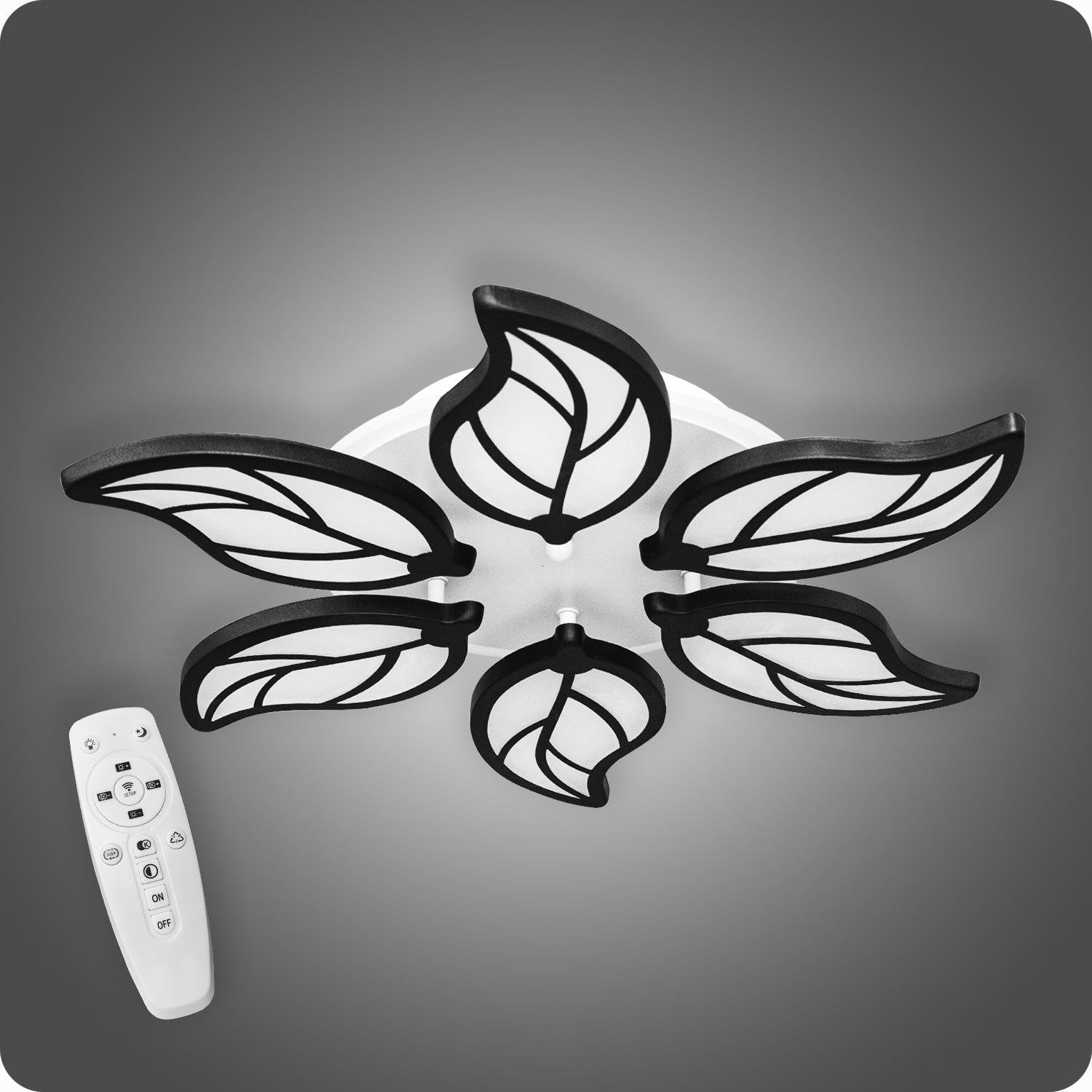 Люстра светодиодная 517 Dlight 3color с пультом 105 Вт Черный (01936) Люстра светодиодная 517 Dlight 3color с пультом 105 Вт Черный (01936)