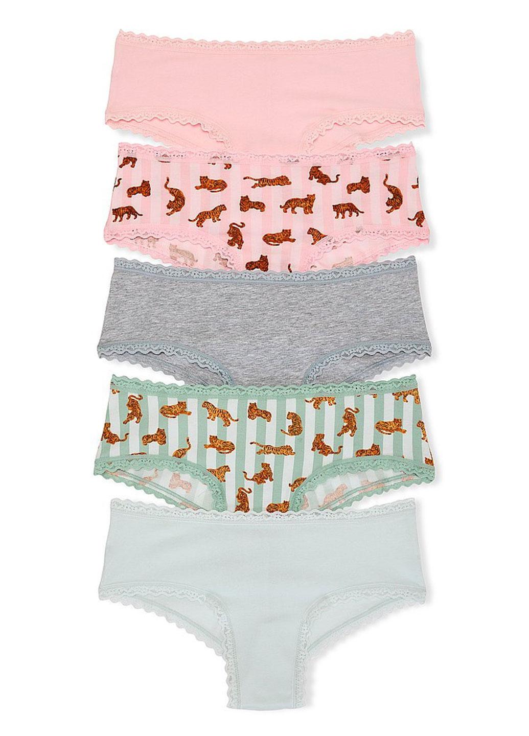 Набор трусиков Victoria's Secret L 5 шт. Разноцветный (3560000428779QD7L)