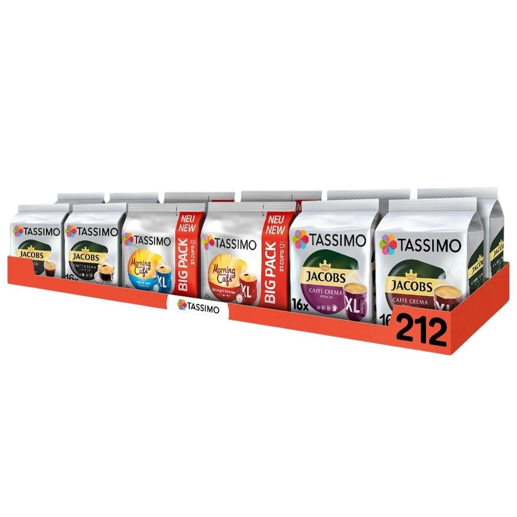 Набор кофе в капсулах Tassimo Set 32 ​​ 212 капсул