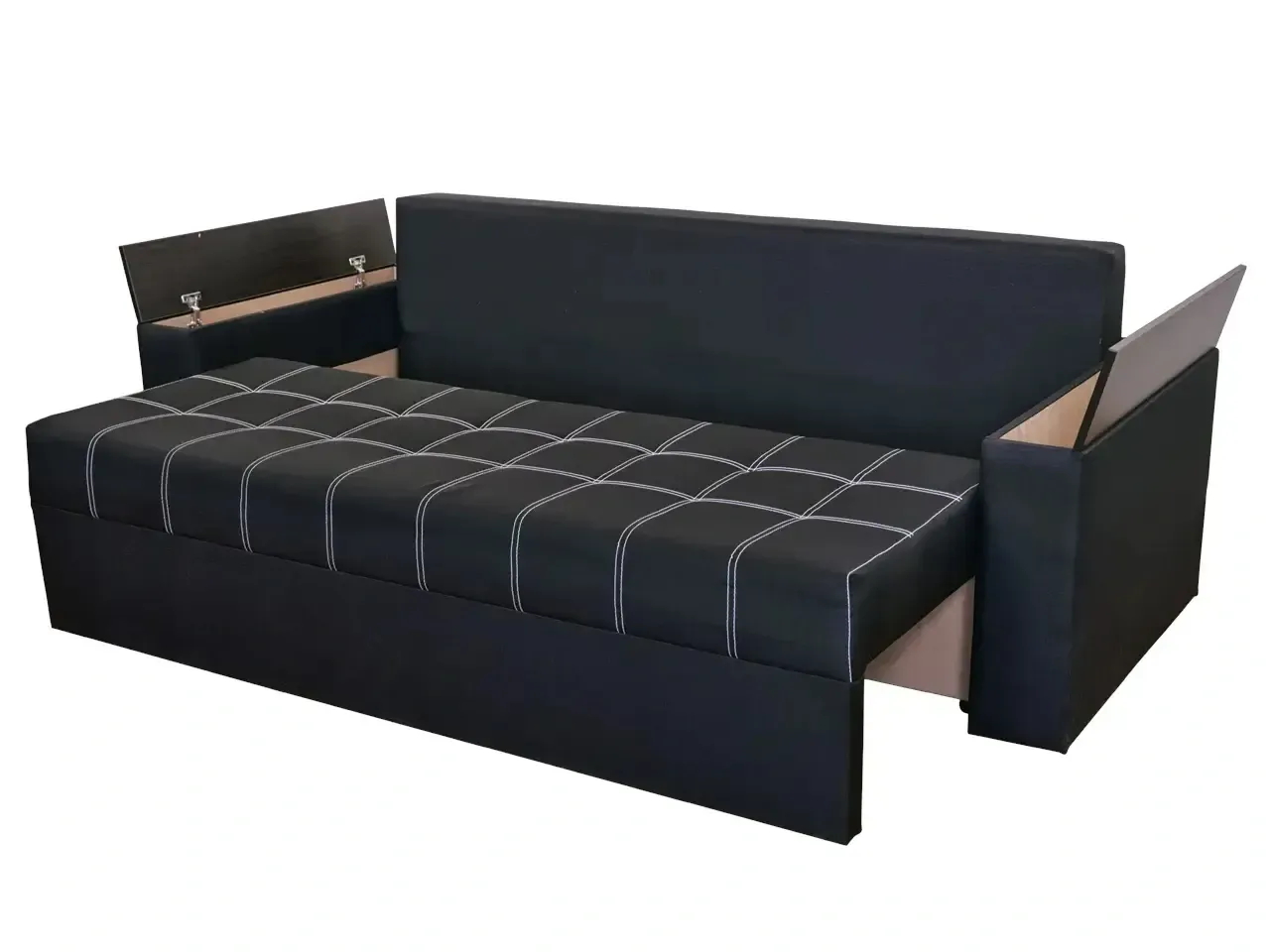 Диван Комфорт 235х98 см Черный (25484766) - фото 5 Диван Комфорт 235х98 см Черный (25484766) - фото 5