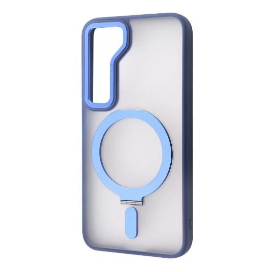 Чехол-накладка WAVE Premium Attraction для Samsung Galaxy S23 с магнитным кольцом, синий