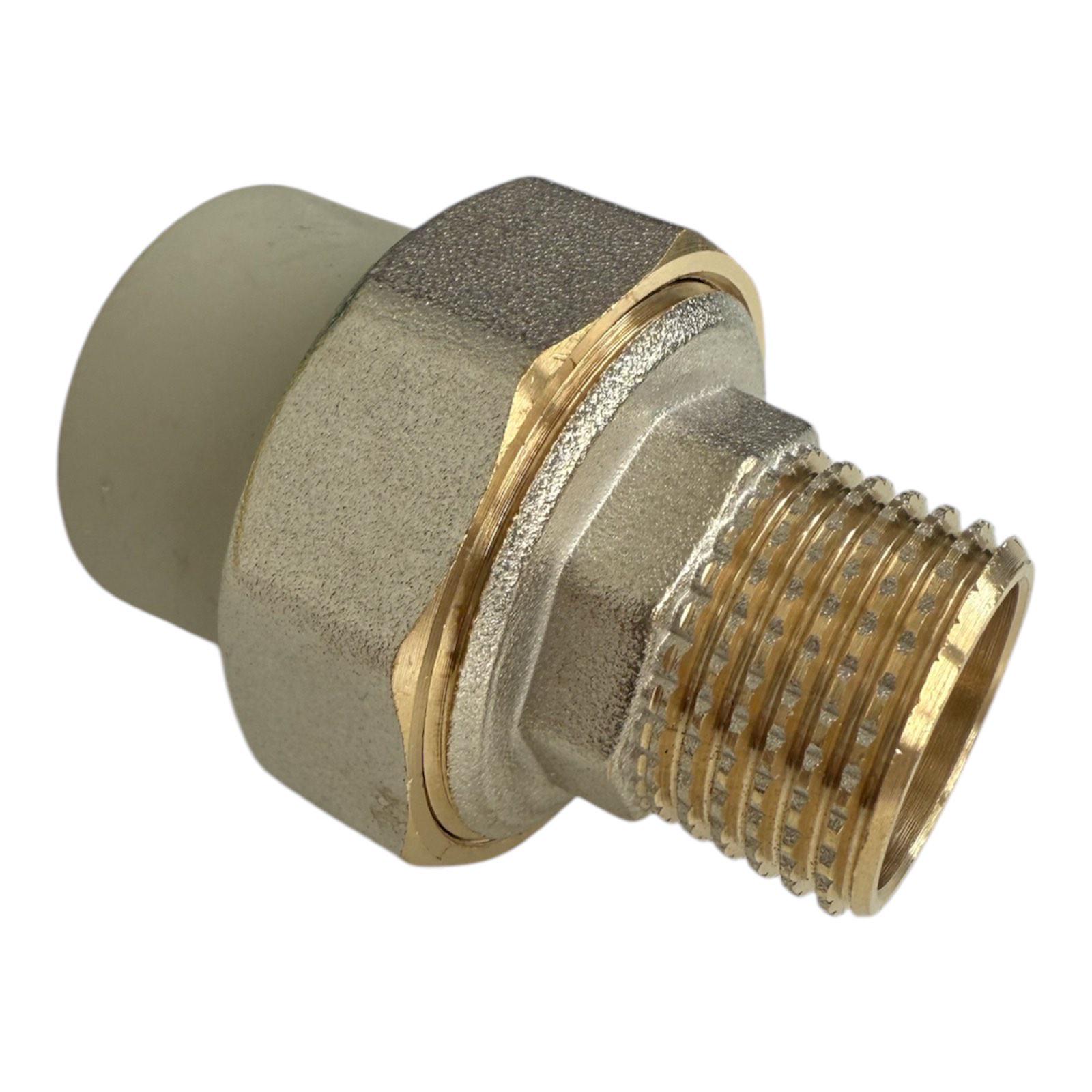 Фитинг американка PPR 20х1/2" наружная (00-00005317) Фитинг американка PPR 20х1/2" наружная (00-00005317)