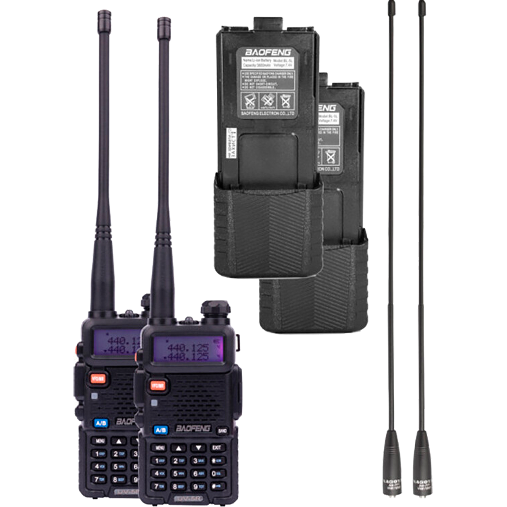 Рация Baofeng UV-5RHC Forest Black (76627)