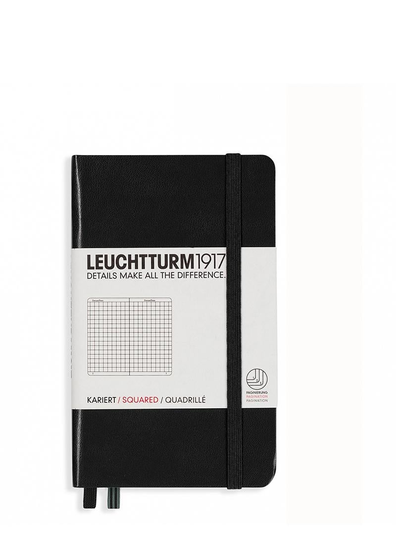 Блокнот Leuchtturm1917 карманный клетка Черный (318898)