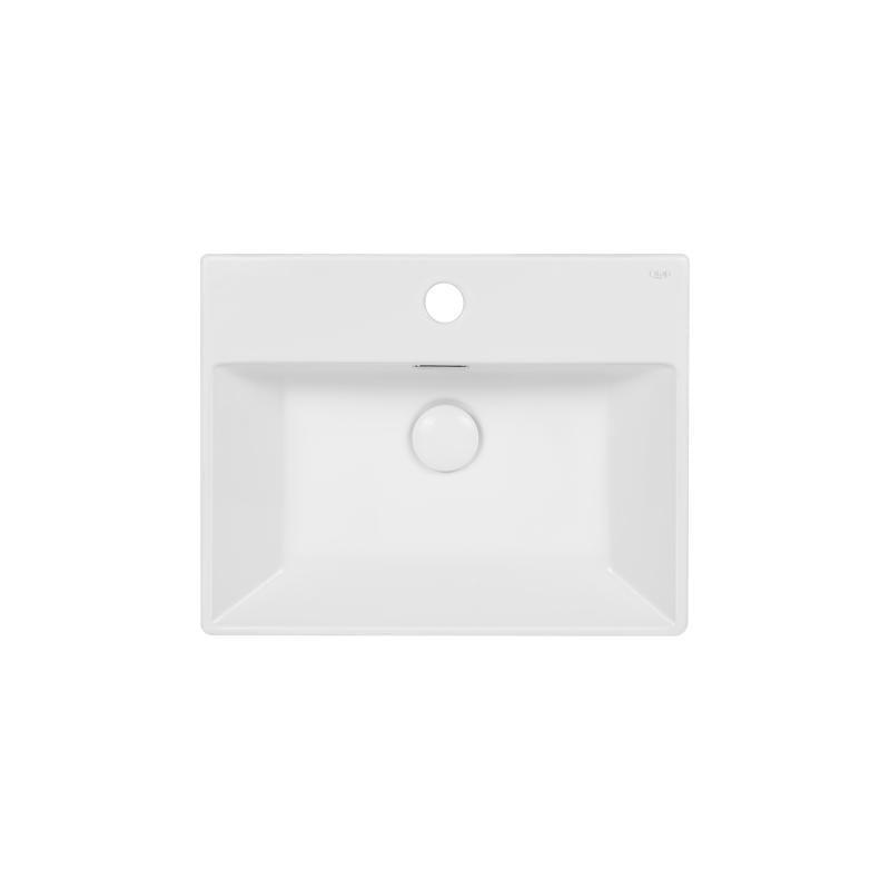 Раковина Q-tap Nando K с донным клапаном White (QT12117041KW)