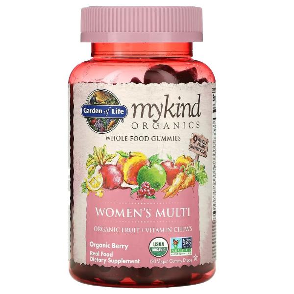 Витаминно-минеральный комплекс для женщин Garden of Life MyKind Organics Women's Multi 120 вег. таб. Gummies/Berries (000021515) Витаминно-минеральный комплекс для женщин Garden of Life MyKind Organics Women's Multi 120 вег. таб. Gummies/Berries (000021515)